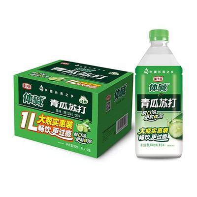 體堿青瓜蘇打水1L 體堿青瓜蘇打水1L